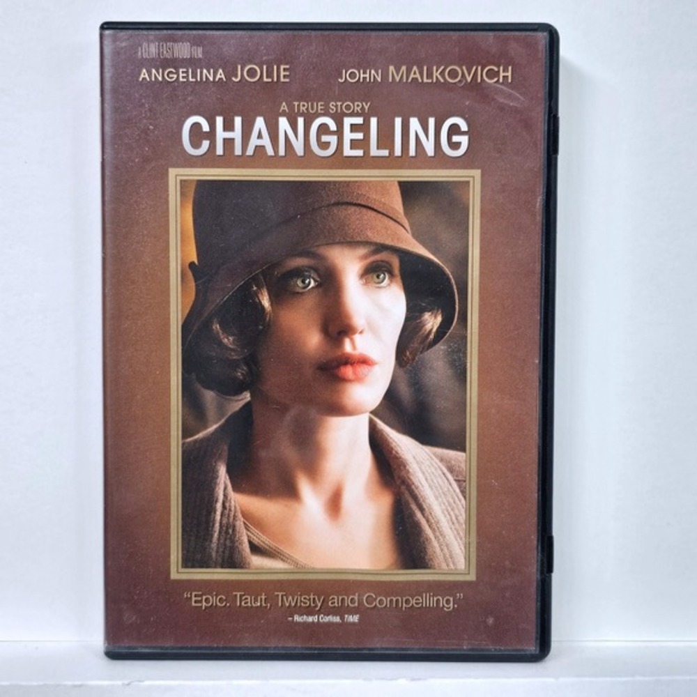 Changeling‎ DVD Angelina Jolie Malkovich Clint Eastwood Widescreen Drama Film